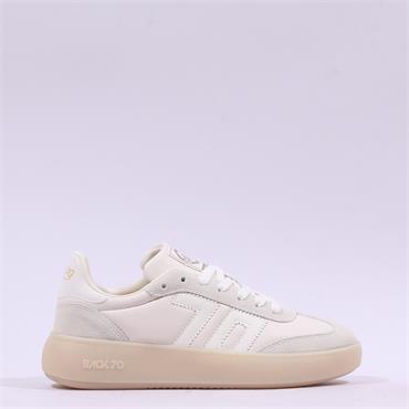 Back 70 Brooklyn Platform T Toe Trainer - Off White